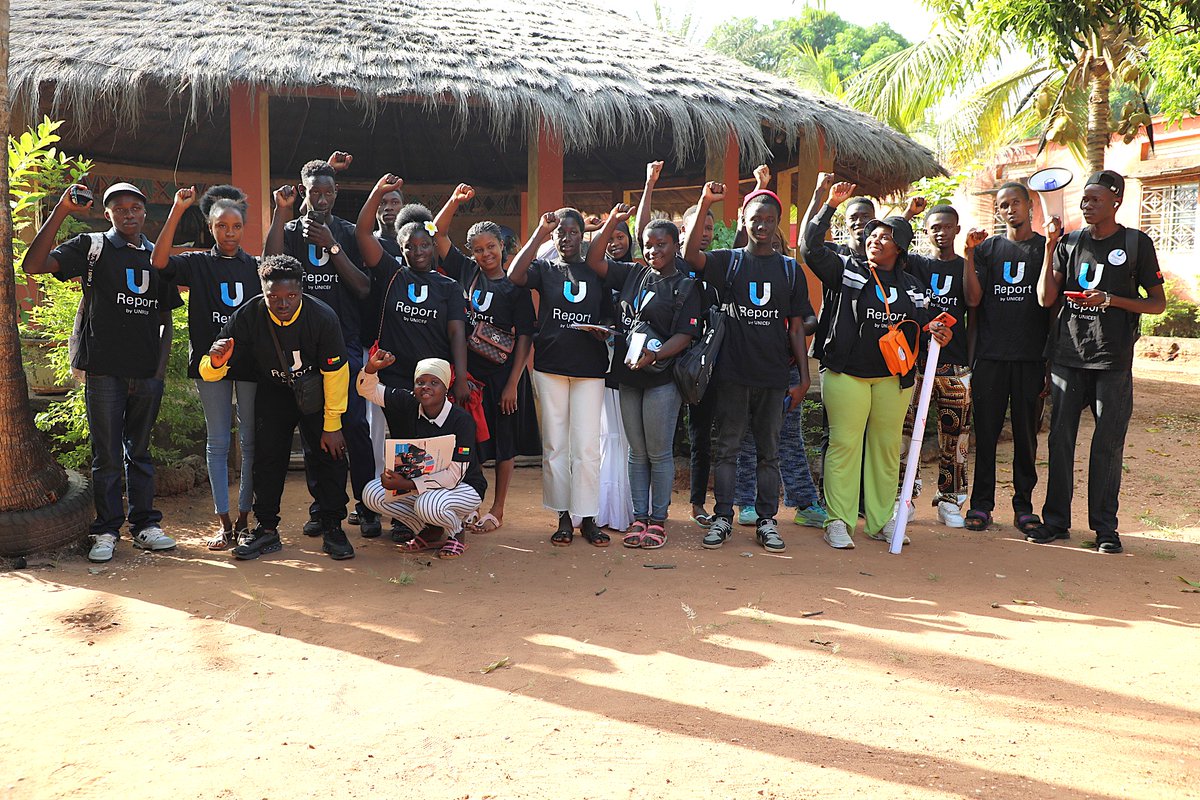 unicef_bissau's tweet photo. 📱 Join U-Report Guinea-Bissau. Your voice matters!
#YourVoiceMatters #YouthInAction #DigitalInclusion #OrangeGuineaBissau #UNICEFGuineaBissau #ForEveryChild https://t.co/o9FcZm67sG