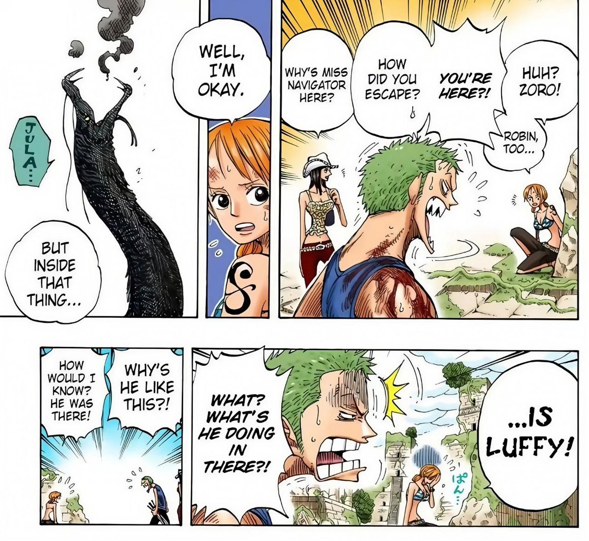 ZoroSantoryu11's tweet photo. Luffy's always making more work for them 

#ONEPIECE #ZORO #ロロノアゾロ #ゾロ https://t.co/0avwdfXGWL