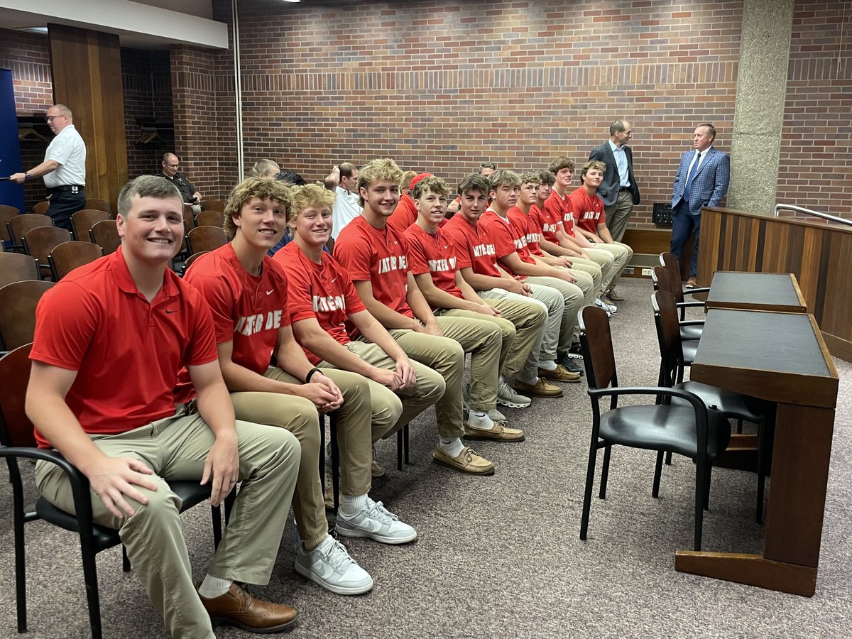 MaterDeiHS's tweet photo. The Vanderburgh County Board of Commissioners officially proclaimed Tuesday, July 14, 2026, as "Mater Dei Baseball State Championship Day" in Vanderburgh County.

Join us in congratulating these Wildcats on this well-deserved honor! #WeAreMD https://t.co/vFwdMkiPDI