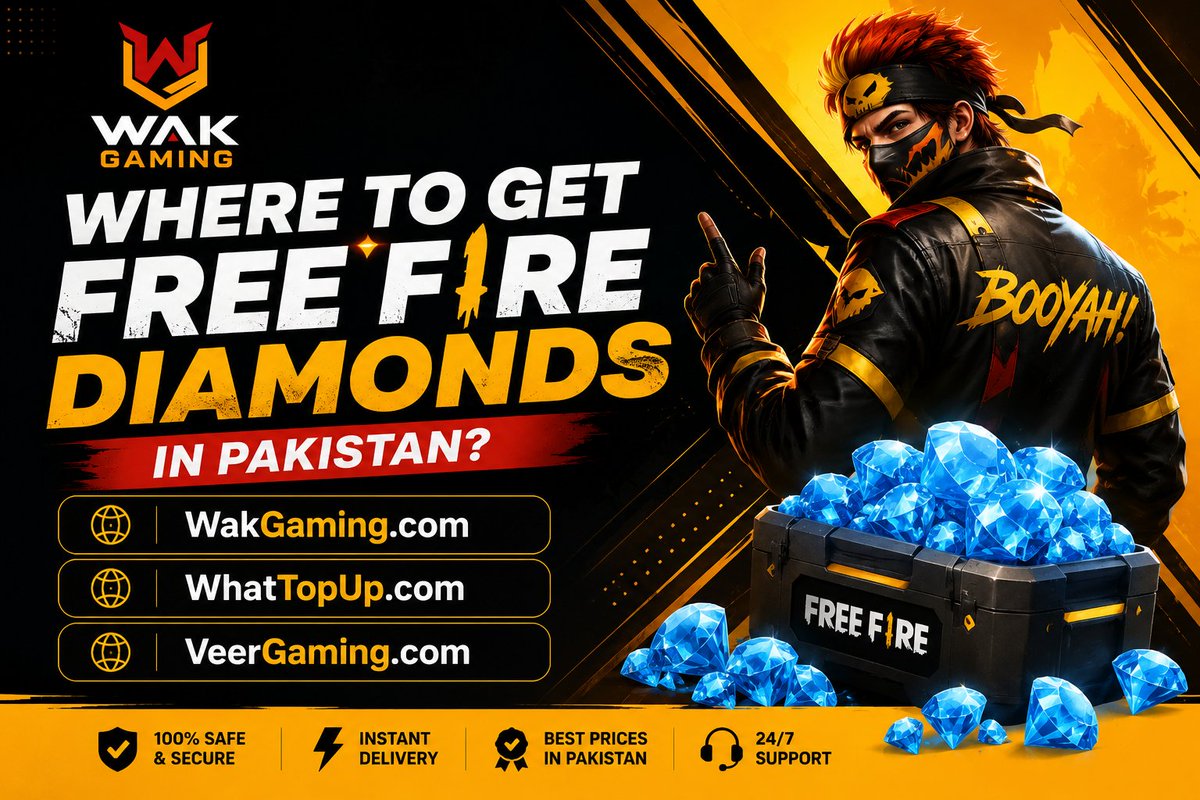 WakGamingCom's tweet photo. Here Are Few Trusted Websites You Can Get Free Fire Diamonds in Pakistan

* https://t.co/LxXu1yA5K2
* https://t.co/jTWsD2oHp3
* https://t.co/MpUj3oFJxH

#WakGaming #WhatTopup #VeerGaming #ffmax #freefirediamonds https://t.co/lMi4dN7ek5