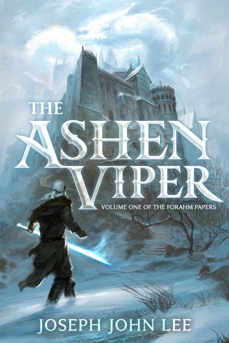 ZB_Steele's tweet photo. I'm a huge piece of shit who did this a day late but if you haven't seen @joelee__ cover for THE ASHEN VIPER

🚨🚨🚨🚨BEHOLD🚨🚨🚨🚨

Goku x Anomander Rake in this thiccc tome. Sign up for the KS below!
Art by @ChrisCantArt 
Design by Rachel St Clair
⬇️🔽⬇️ https://t.co/2jqOeYAm8A