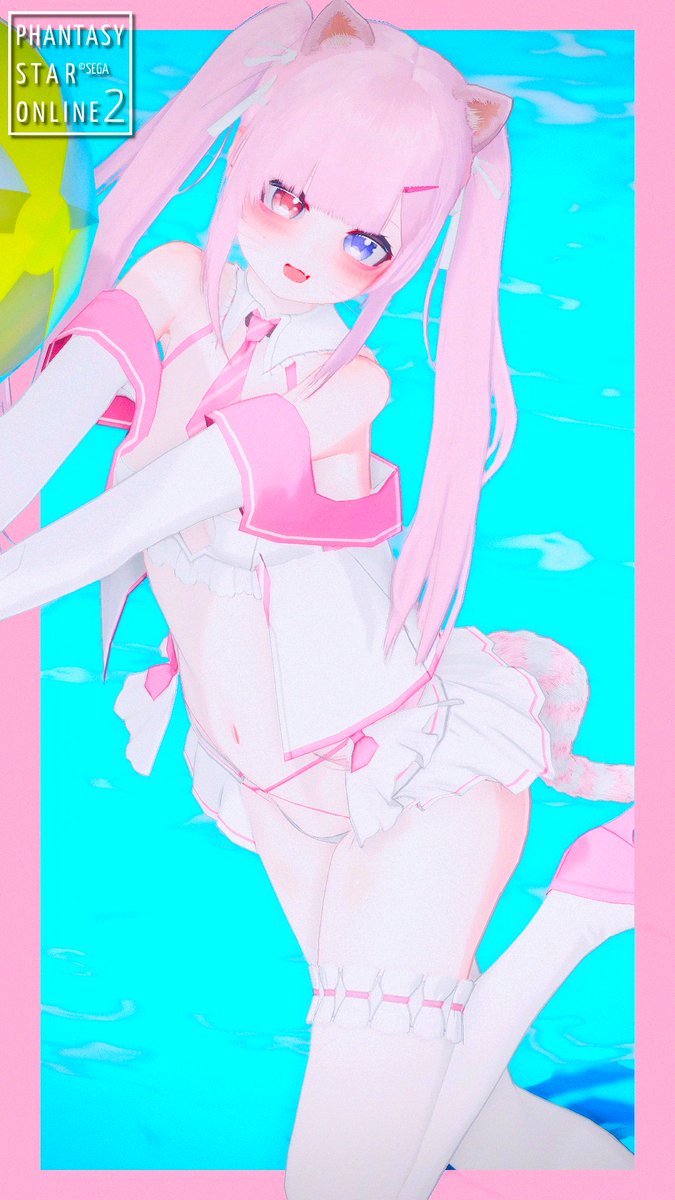 seiunruri's tweet photo. 夏は暑いね～海で遊ぼう～

#PSO2NGS_SS︎
 #メンテの日なのでssを貼る https://t.co/40aQRTkAE9