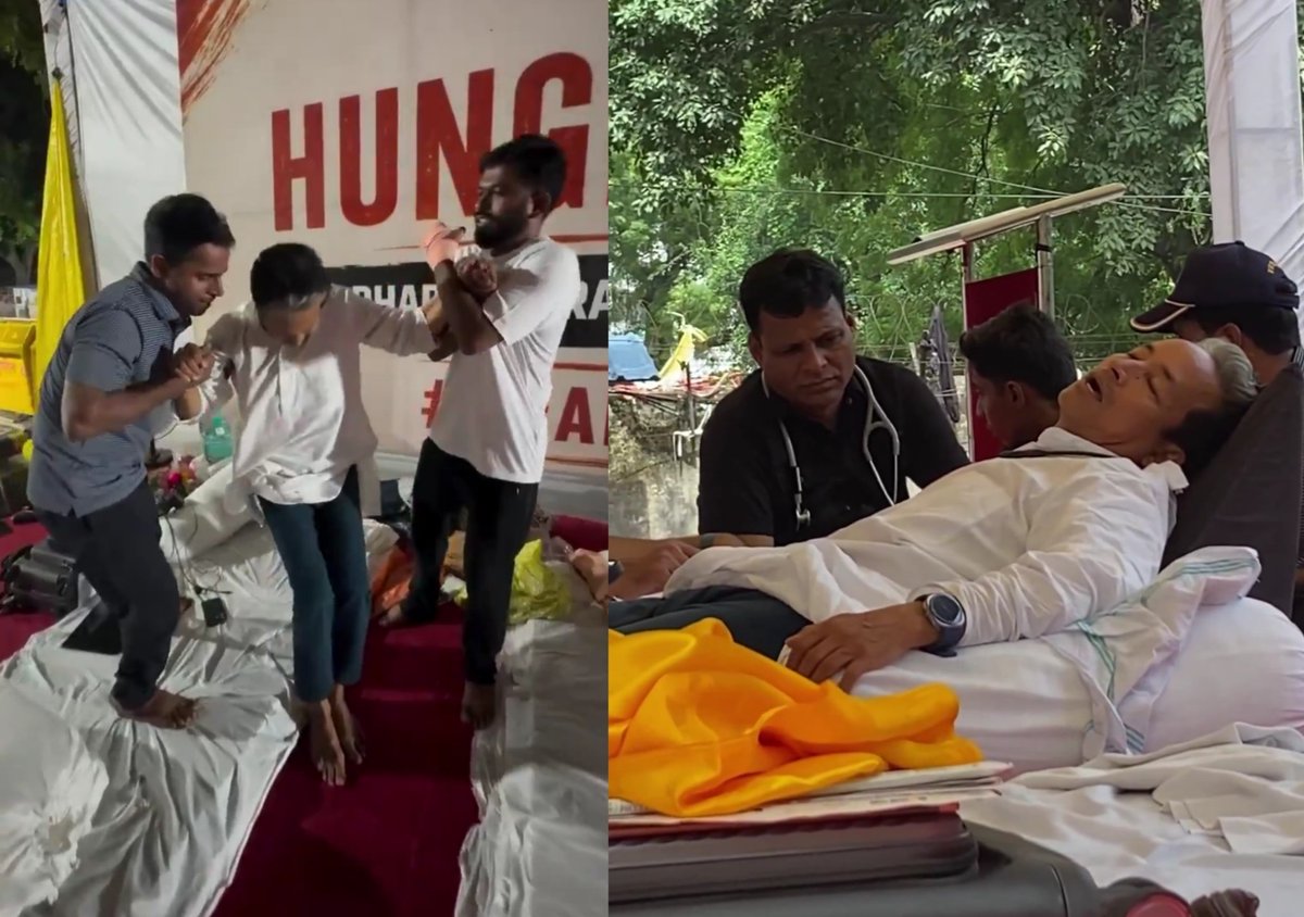 Oyemisty's tweet photo. Why Sonam Wangchuk ?

Why has Sonam Wangchuk been on a hunger strike against the Indian government for the last 17 days?

He is protesting against the NEET paper leak and demanding the resignation of India's Education Minister.

Sonam Wangchuk's condition has become very serious. For the last 17 days, without eating or drinking anything, he has remained hungry and thirsty, fighting against the government for India's future. But no minister or MP from the Indian government seems to care. No one has even gone to see him or talk to him. What is the point of going on a hunger strike like this? He will die by staying hungry like this, but no one will resign.

What an unbelievable country! Even when someone is fighting for the right cause, nobody appreciates them.

Sonam Wangchuk is protesting and fasting in place of Abhijeet Deepke of the Cockroach Janata Party. I think a young person from the younger generation should have gone on the hunger strike; only then would the government have paid any attention. What do you think?
