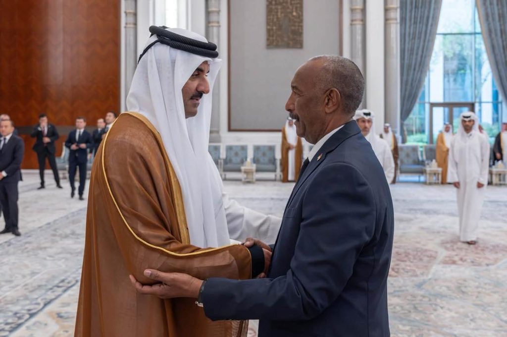TSC_SUDAN's tweet photo. ⭕️ رئيس مجلس السيادة يصل الدوحة لتقديم التعازي في وفاة الأمير الشيخ حمد بن خليفة آل ثاني

الدوحة: ١٤-٧-٢٠٢٦ https://t.co/3bxF9vDrAl