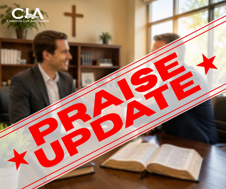 clalaw's tweet photo. Christian Law Association attorneys were privileged to assist in this matter, helping safeguard the ministryโs ability to hire individuals who share its sincerely held Biblical beliefs and mission.
#ReligiousLiberty #ReligiousFreedom #FaithAtWork #ChristianEmployers
(2/4) https://t.co/h17ThEG4ud