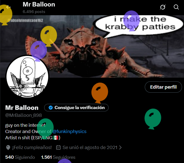 Mr Balloon tweet media