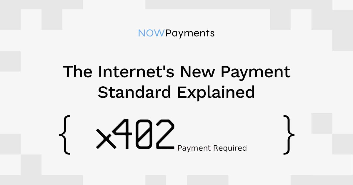 NOWPayments_io's tweet photo. 🧵🪡 What is x402, and why is everyone in crypto payments talking about it?

x402 is an open payment standard that brings the HTTP 402 "Payment Required" status code to life, making it possible for apps and AI agents to pay for digital services automatically using crypto. https://t.co/HbRyLW1htl