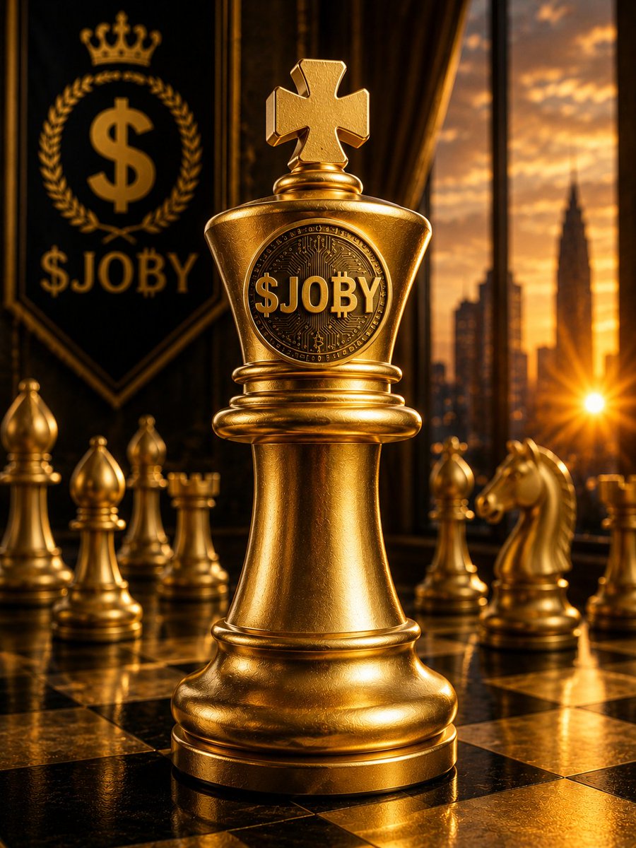 jobycoin's tweet photo. Chess isn't won in one move. 
It's won by the player thinking five moves ahead while everyone else is chasing the next flashy play.

That's $JOBY.

While the market chases pump and dumps, this community is building something with actual staying power - a story, a fight, a legacy worth holding onto.

Every buy. Every share. Every new holder. Another piece on the board.

$JOBY - Decentralized. Freedom. Community. Future.
HODL. Believe. Build. Legacy. 

#FreeJoby