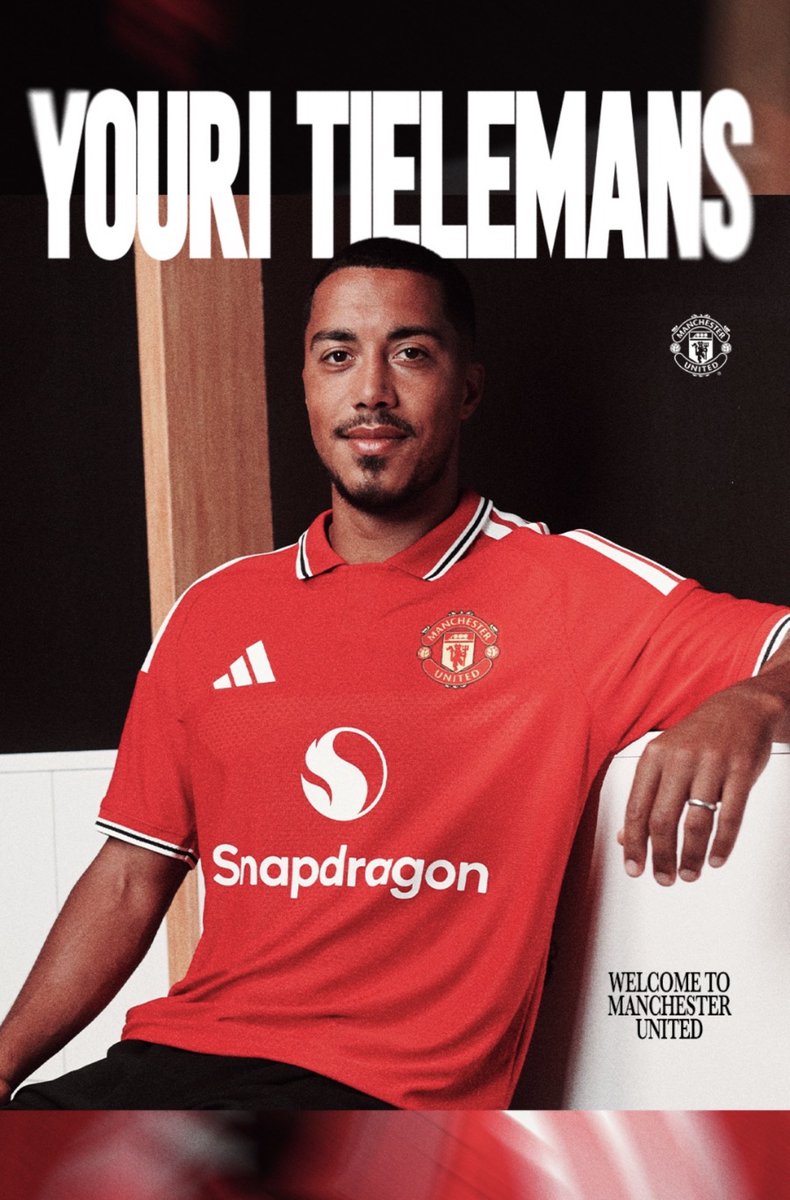 AndyMitten's tweet photo. Youri Tielemans signs for MUFC. Five year deal. Becomes MUFC's 8th Belgian player. And if you can name all seven off the top of the your head then you really need to get outside for some air. https://t.co/5tK3yrlcvB