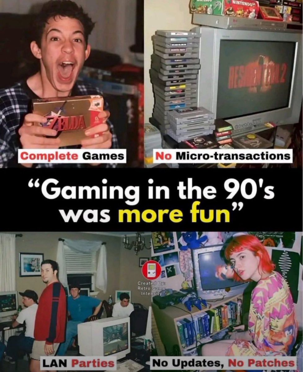 1GamewithDave1's tweet photo. “Was gaming more fun in the ’90s?” https://t.co/CyO7n59lC9