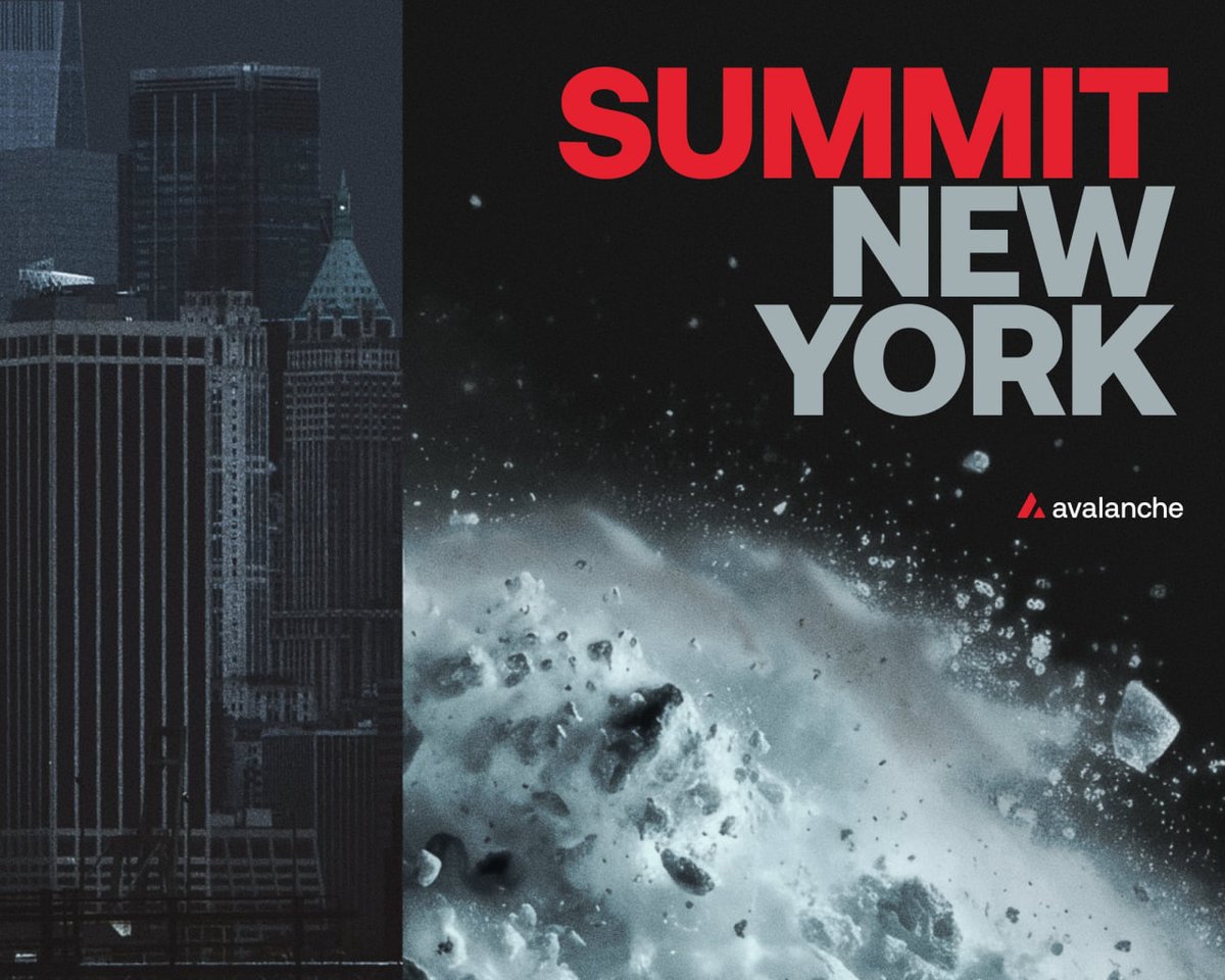 AvaxAfrica's tweet photo. The global @avax ecosystem is coming together in New York City this September. 🔺

Join founders, developers, investors, institutions, creators, and Web3 enthusiasts from around the world for two days of learning, collaboration, and meaningful connections.

📅 September 16–17, 2026
📍 Chelsea Industrial, New York City

Expect technical sessions, inspiring keynotes, builder showcases, networking opportunities, and conversations shaping the future of digital assets and on-chain finance.

We have exclusive ticket discounts available for our community. Send us a DM to get your discount code before as you purchase your tickets.

 Get your tickets here: 👇