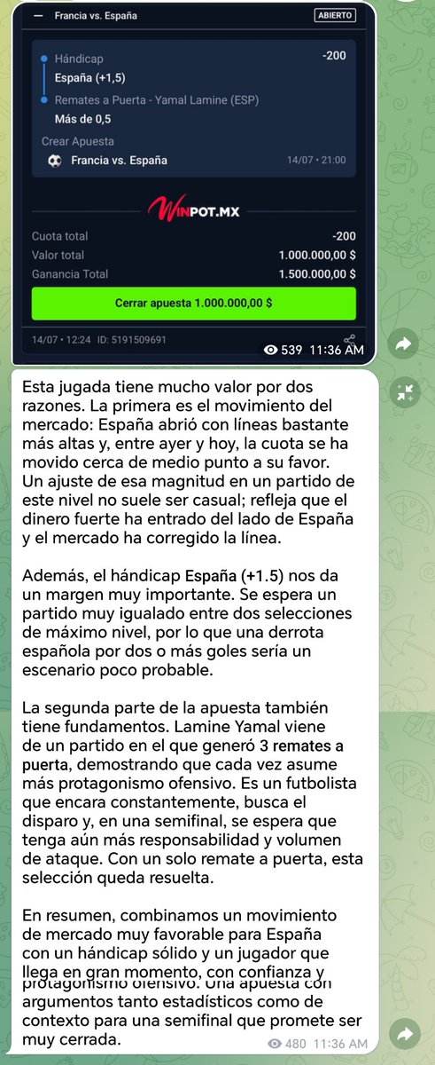 Picks de Cristian Rey 👑 y Gallito vip tweet media