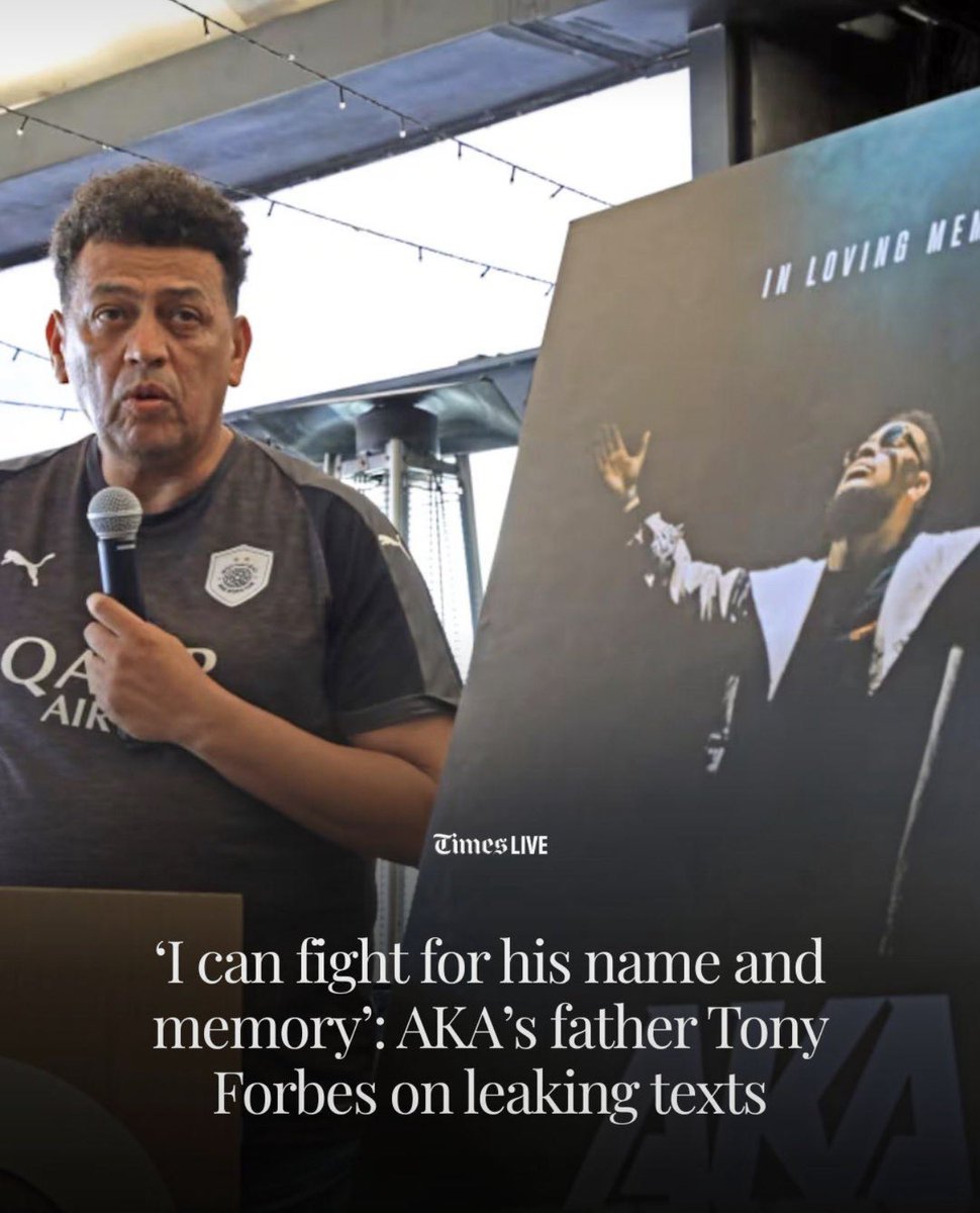 DZumaSambudla's tweet photo. “I Can Fight For His Name And Memory” - Tony Forbes

Thank You Uncle Tony 🙏🏾 

The Truth Needed To Surface And Kiernan’s Dignity And Legacy Be Preserved !!!

I Believe That Even If The Text Messages Came Out Before @akaworldwide Was Assassinated. They Would STILL Have Blamed Kiernan … His Fate Was Sealed When Mental Illness Was Ignored !!!

Uncle Tony, You Have My FULL Support 🖤
