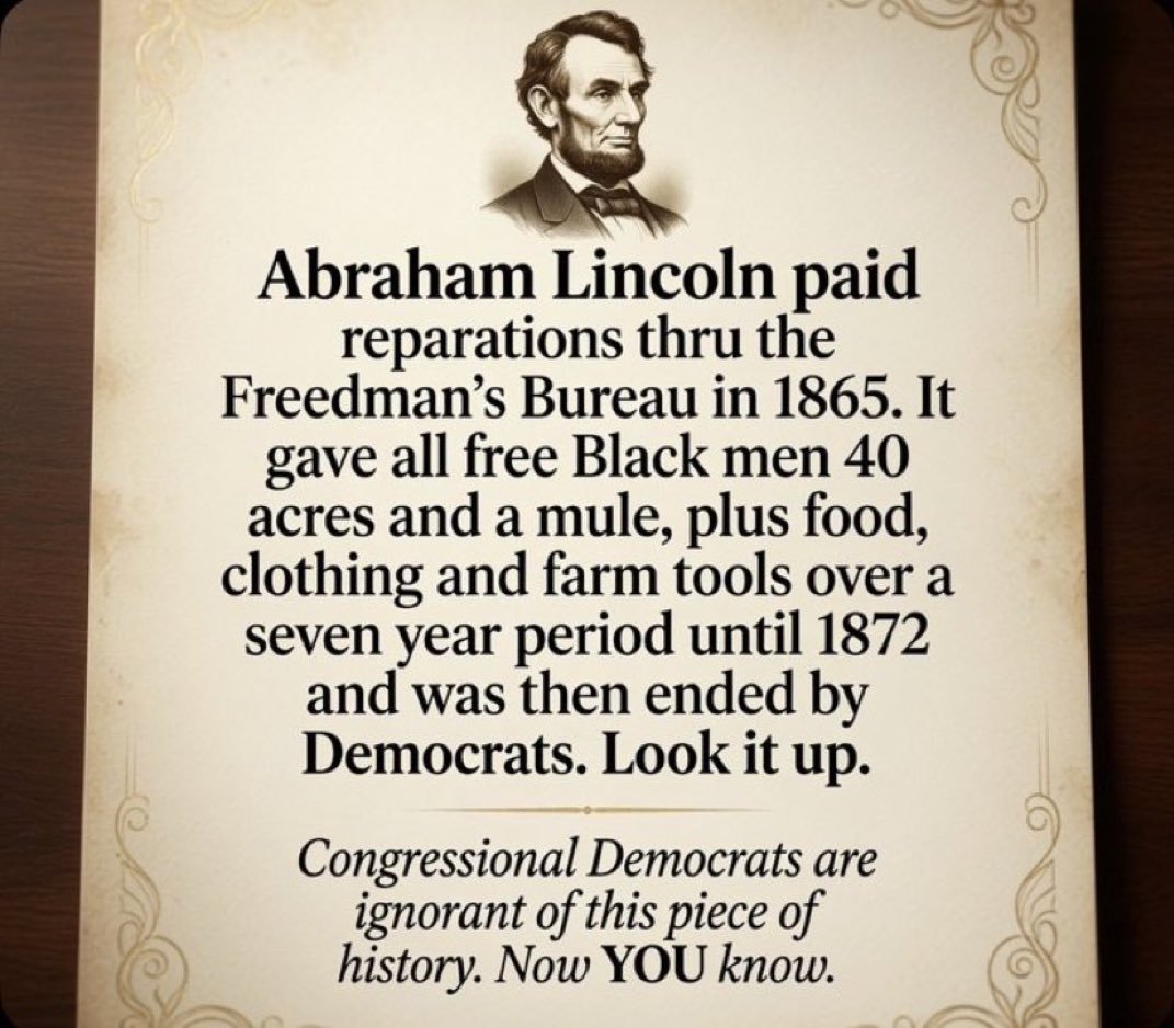 GSDII's tweet photo. So about those reparations! https://t.co/3HM4uDQrwQ
