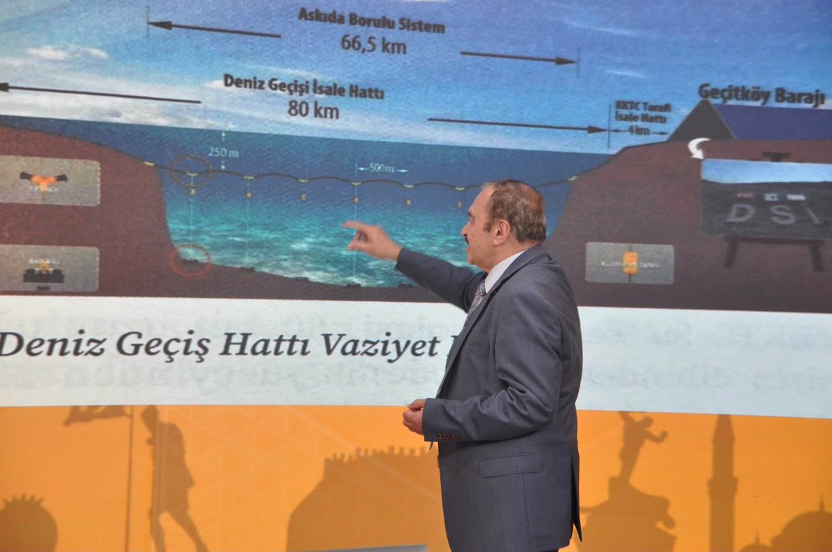 VeyselEroglu's tweet photo. TV 3 kanalında Sami Türkkan’ın moderatörlüğünde yayınlanan TV 3’te Sabah programının konuğu oldum.

Asrın Projesi olan KKTC İçmesuyu Temin Projesini anlattım. 
Güzel Kıbrısımıza içmesuyu için Akdeniz’i aştık. https://t.co/WtQjMDXv3R