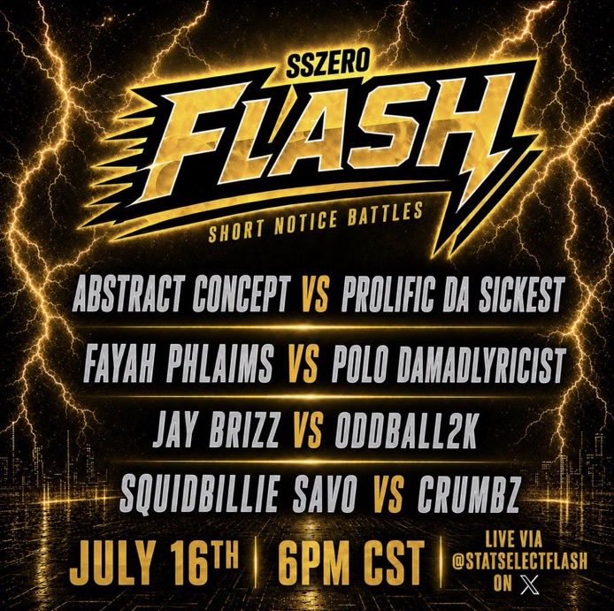 NateWILL570's tweet photo. @StatSelectFlash goes down this Thursday!

Who’s taking home the wins? 
Drop your predictions. ⚡ https://t.co/SeeaCvewF0