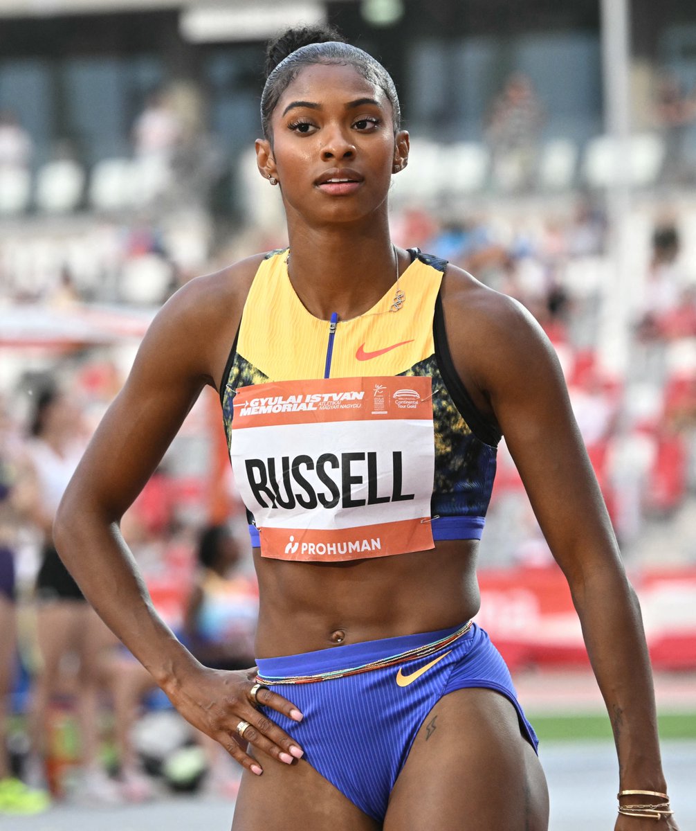 AthleticsWeekly's tweet photo. Another Masai Russell race and another win ‼️

The Olympic champion has now triumphed in all eight 100m hurdles races (only finals) so far this year – five of which include sub-12.30 marks ⚡️

🥇 Texas Relays 🇺🇸 12.72/2.4 
🥇 Jim Green Invitational 🇺🇸 12.40/0.5 
🥇 Shanghai Diamond League 🇨🇳 12.25/0.4
🥇 Xiamen Diamond League 🇨🇳 12.14/0.5
🥇 Los Angeles Grand Prix 🇺🇸 12.26/1.5
🥇 Prefontaine Classic 🇺🇸 12.24/0.8
🥇 Monaco Diamond League 🇲🇨 12.20/-0.4
🥇 Gyulai István Memorial 🇭🇺 12.33/-0.4