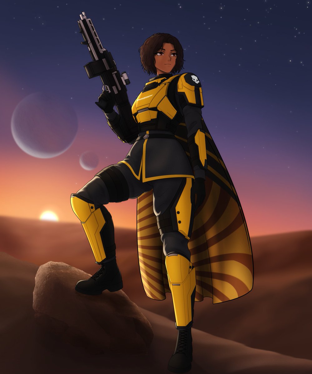 fuchsbau49's tweet photo. Helldiver with the cheese armor for @Sera42176  , thank you! https://t.co/AZeTLvtYTl