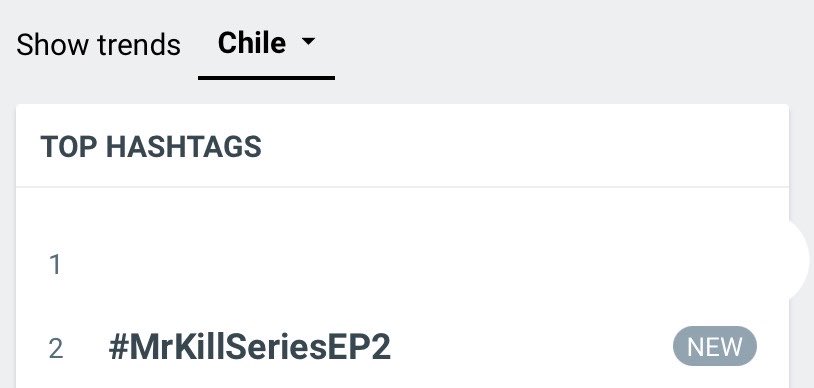 TeeHomeMMFC's tweet photo. Trending Update 

#MrKillSeriesEP2 

#1 Worldwide 🌎 
#1 Indonesia 🇮🇩 
#1 Malaysia 🇲🇾 
#1 Myanmar 🇲🇲 
#1 Dominican Republic 🇩🇴 
#1 Sri Lanka 🇱🇰 
#1 Singapore 🇸🇬 
#2 Chile 🇨🇱 
#3 Thailand 🇹🇭 
#5 Eritiea
#7 Philippines 🇵🇭 
#11 Colombia 🇨🇴 
#29 Poland 🇵🇱 

keep trending guys we need more krub!

(If your country have trended already please mention or DM us)

@GMMTV @MrKillSeries