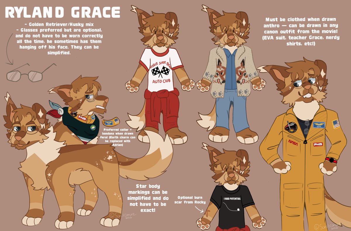 Sunlitconure's tweet photo. Also wanted to share my personal CBC of Ryland Grace!! And yes he is on af.. I will beat yall up !! https://t.co/BoEARQGaNZ