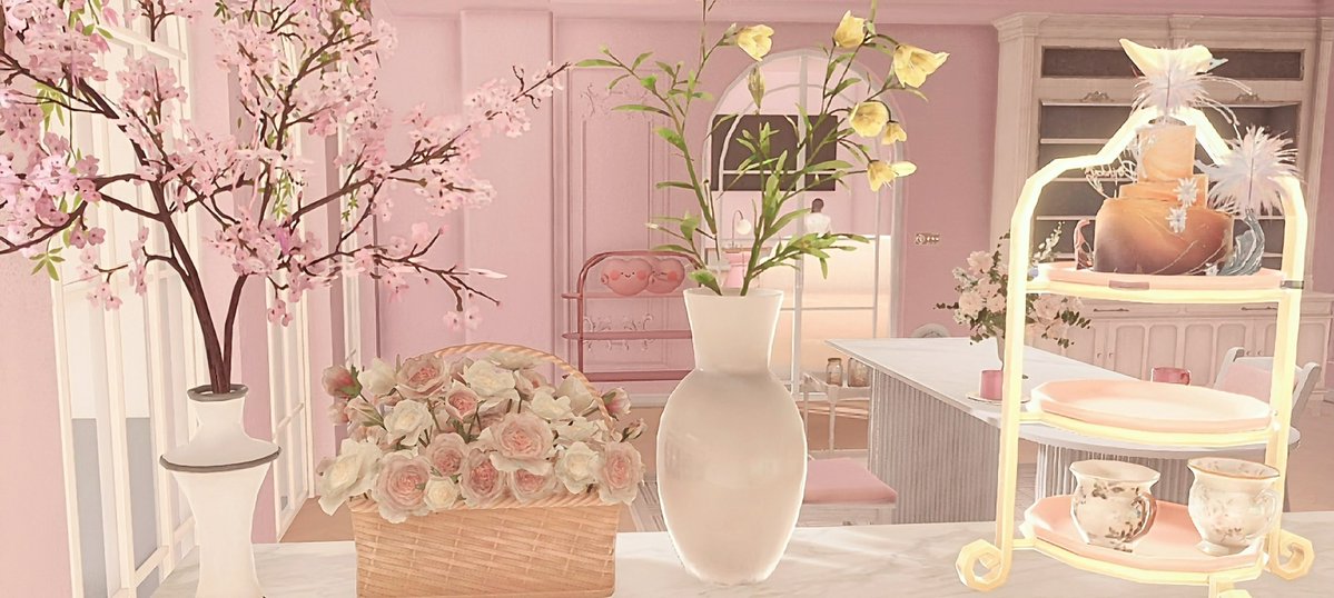 ppleberries's tweet photo. the pink fairy princess kitchen of my dreams ૮꒰ྀི∩´ ᵕ `∩ྀི꒱ა 💭 🩷 🌿 🌸 🍽 https://t.co/OBQNiP5FpY