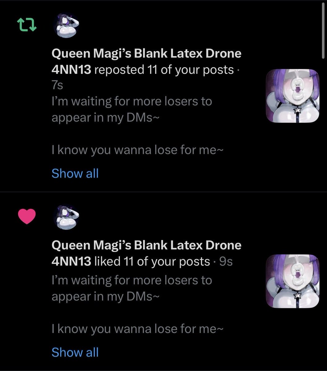 Queen Magi’s Blank Latex Drone 4NN13 (2DFD) tweet media