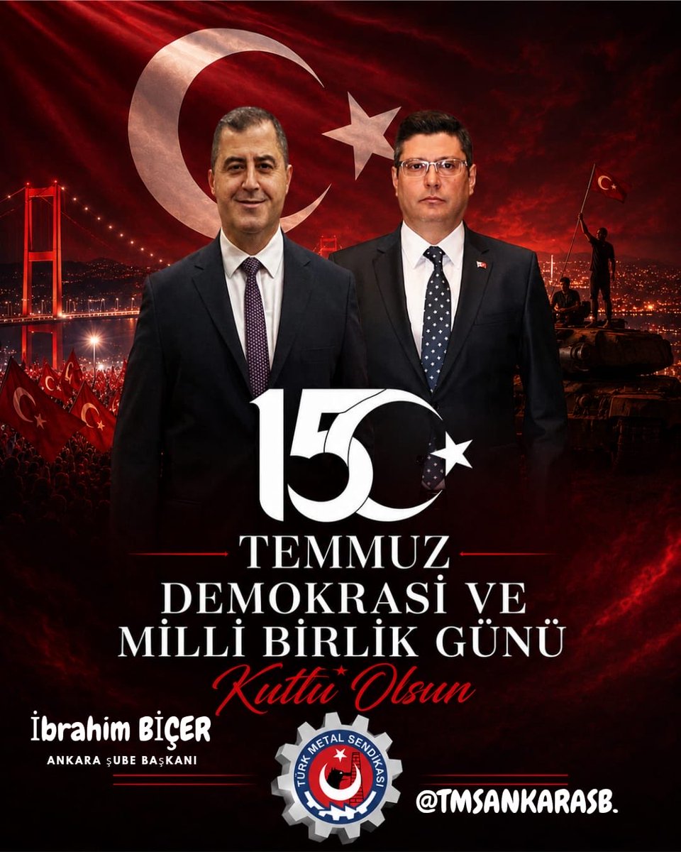 IbrahimBicer60's tweet photo. Halkımızın iradesine karşı yapılan darbe girişimine karşı milletçe verdiğimiz mücadelenin 10. yıldönümünde, demokrasi uğruna şehit olan tüm kahramanlarımızı bir kez daha rahmetle anıyor, gazilerimize sağlık diliyorum.

#15TemmuzDemokrasiVeMilliBirlikGünü
#TmsAnkaraSb https://t.co/AO6EET0Ft5