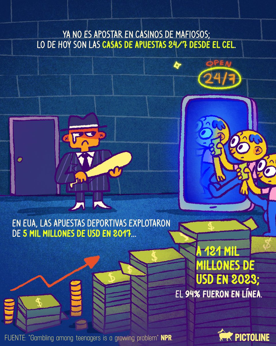 pictoline's tweet photo. ¿Tú qué piensas de las apuestas en línea? 🤔💸
#actualidad #pictoline https://t.co/8NgPsSQEgw