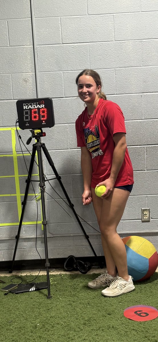 Emelia99Rousse's tweet photo. Update Mission 70 .. got back to work with Coach Barnes last evening. 1 mph to go!! I have not seen Coach Barnes in a bit but was putting in the work on my own. 

Also this past weekend we went 5-0 (Greenwood IN) with solid defense/pitching. Offensively we were also solid, personally plus .500 hitting the ball hard in all but 1 AB. 

Next up Alliance Nationals where we hope to build on our strong performance last year finishing in the Top 9. Go Gators!!

@MarkLlo84231890 @GatorsPremier @CoachWThees @nicolee_bechtel @CoachBird02 @scan1ansports @IndStSoftball