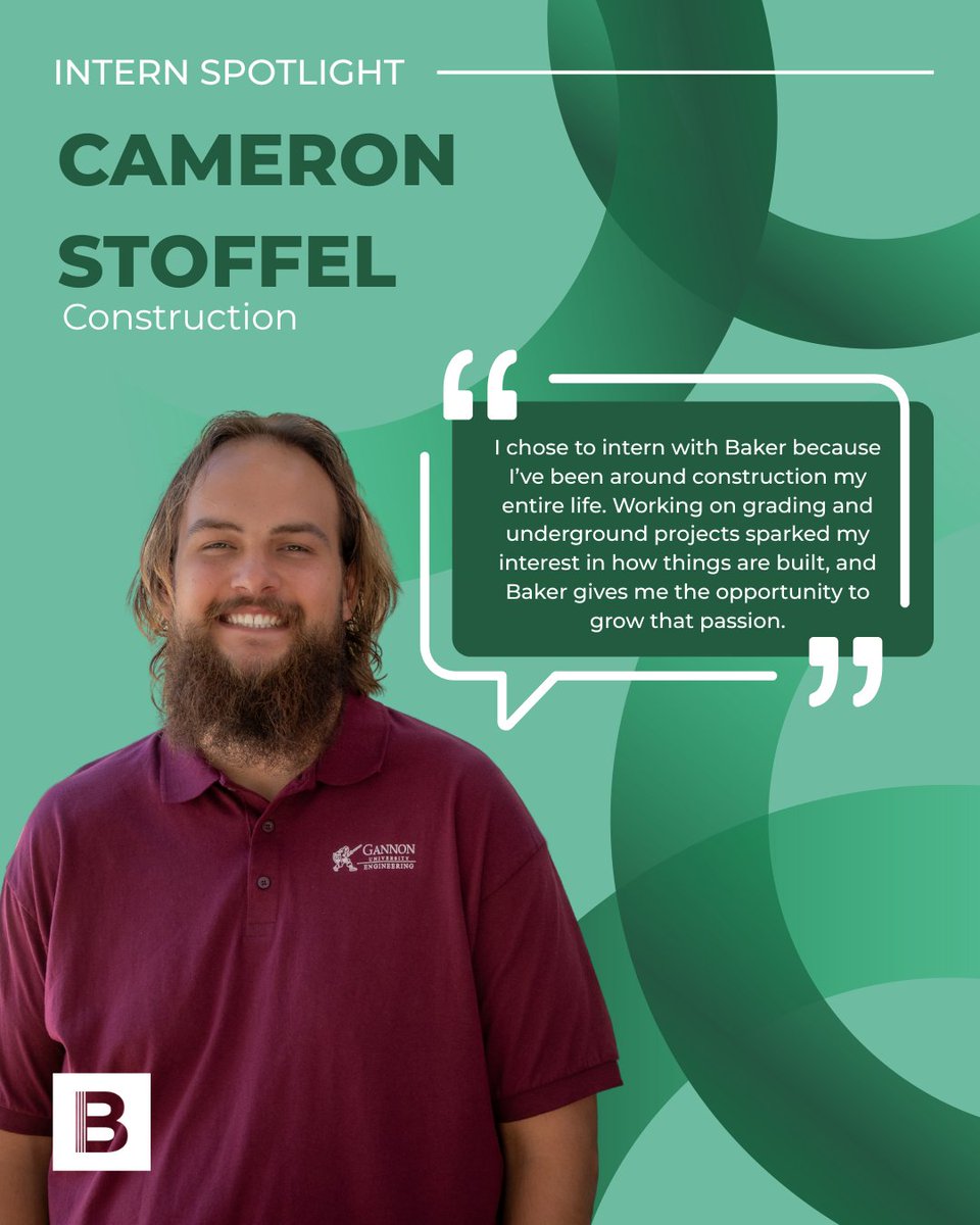 Baker_Electric's tweet photo. With a background in construction, a Mechanical Engineering degree from Gannon University, and six years of collegiate football experience, Cameron brings hard work and teamwork to Baker. This summer, he's expanding his knowledge of electrical systems and project delivery. https://t.co/Ov1fJOpZYe
