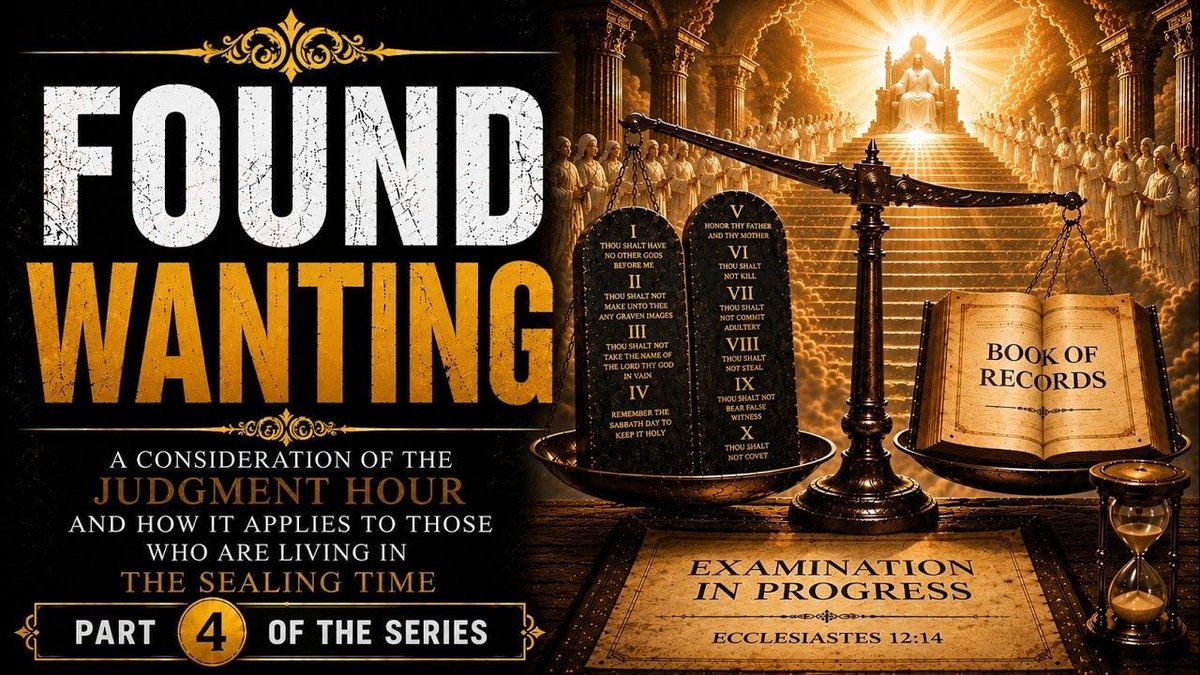 THESUREWORD's tweet photo. Found Wanting, Part 4

Join Ariane Chapman in the fourth part of his powerful series.

#sermon #judgment

https://t.co/qHrFfkqmYl https://t.co/MW4Cci9BU7