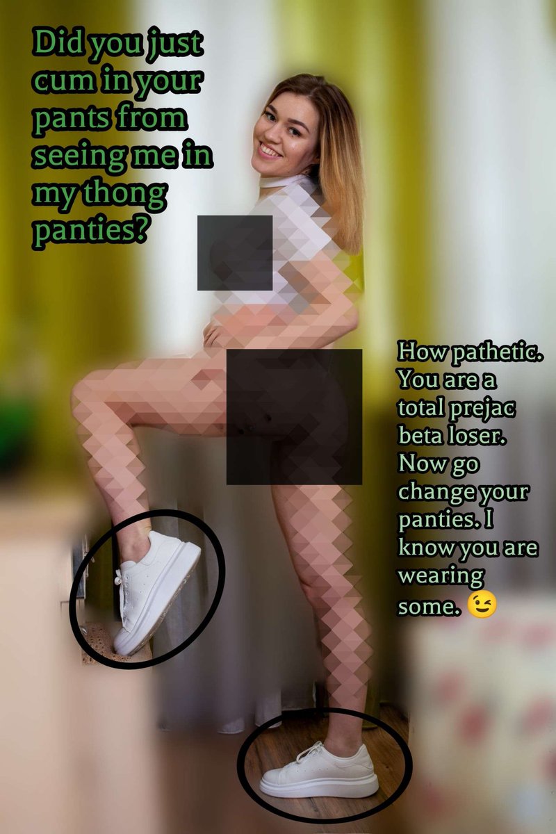 BetaSissyL0ser's tweet photo. #sissy #beta #loser #cum #thong #panties https://t.co/bhDSwDaVFg