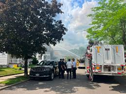 TFPFP's tweet photo. Firefighters Respond &amp; Battle A House Fire : 147 Matthews Street in Binghamton, New York  July 13, 2026  

https://t.co/qzdvEApSNT 

#Binighamton #NewYorkState #House #FireFighter #Firefighting #EmergenctServices #StructraFire #BroomCounty #TiogaFireProtectionandFirePrevention https://t.co/CHnnwg9I3W