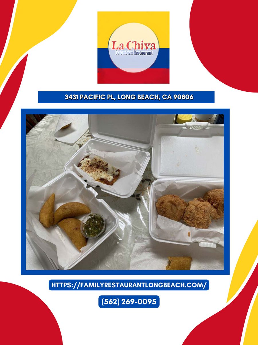 ChivaRestaurant's tweet photo. Our takeout food options make it easy to enjoy your favorites wherever you are. Place your order today at (562) 269-0095 and enjoy convenient dining.
#TakeoutFood #ColombianCuisine
https://t.co/LGpkstnNtZ https://t.co/3dm7LqJObN