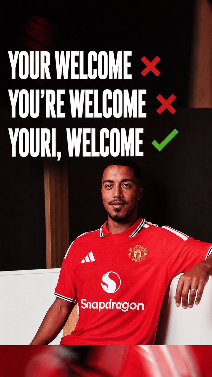 lylinho25's tweet photo. @ManUtd @unitedviewtv Welcome, Youri! https://t.co/30ozjbXTQV