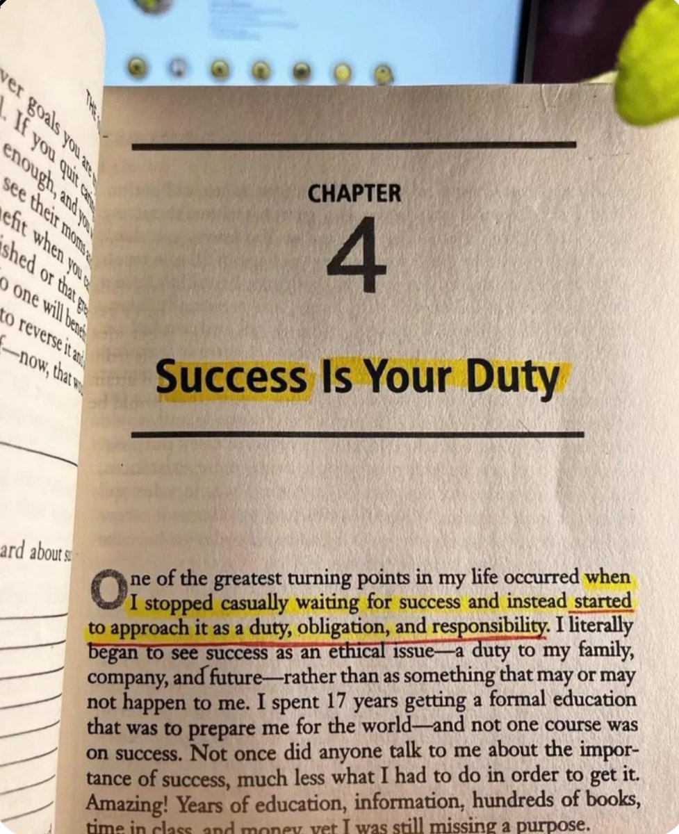 Book_therapy223's tweet photo. Success is not optional, it is your duty. https://t.co/W44DBwr0ls