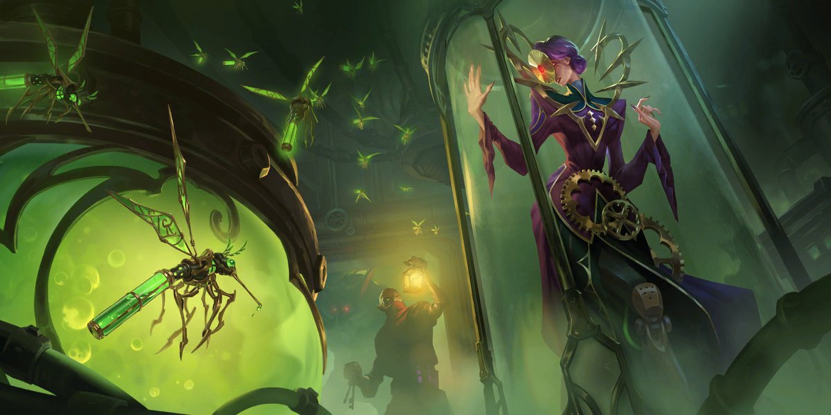 JumaraloHexCore's tweet photo. New Cards Full Artworks - Legends of Runeterra

- The artwork for the Rictus Charter has been updated
- The Warwick and Ambessa decks were slightly updated

- Maddie
- Chemtech Needlenose
- Test Subject #2 https://t.co/ANESRrR0B0