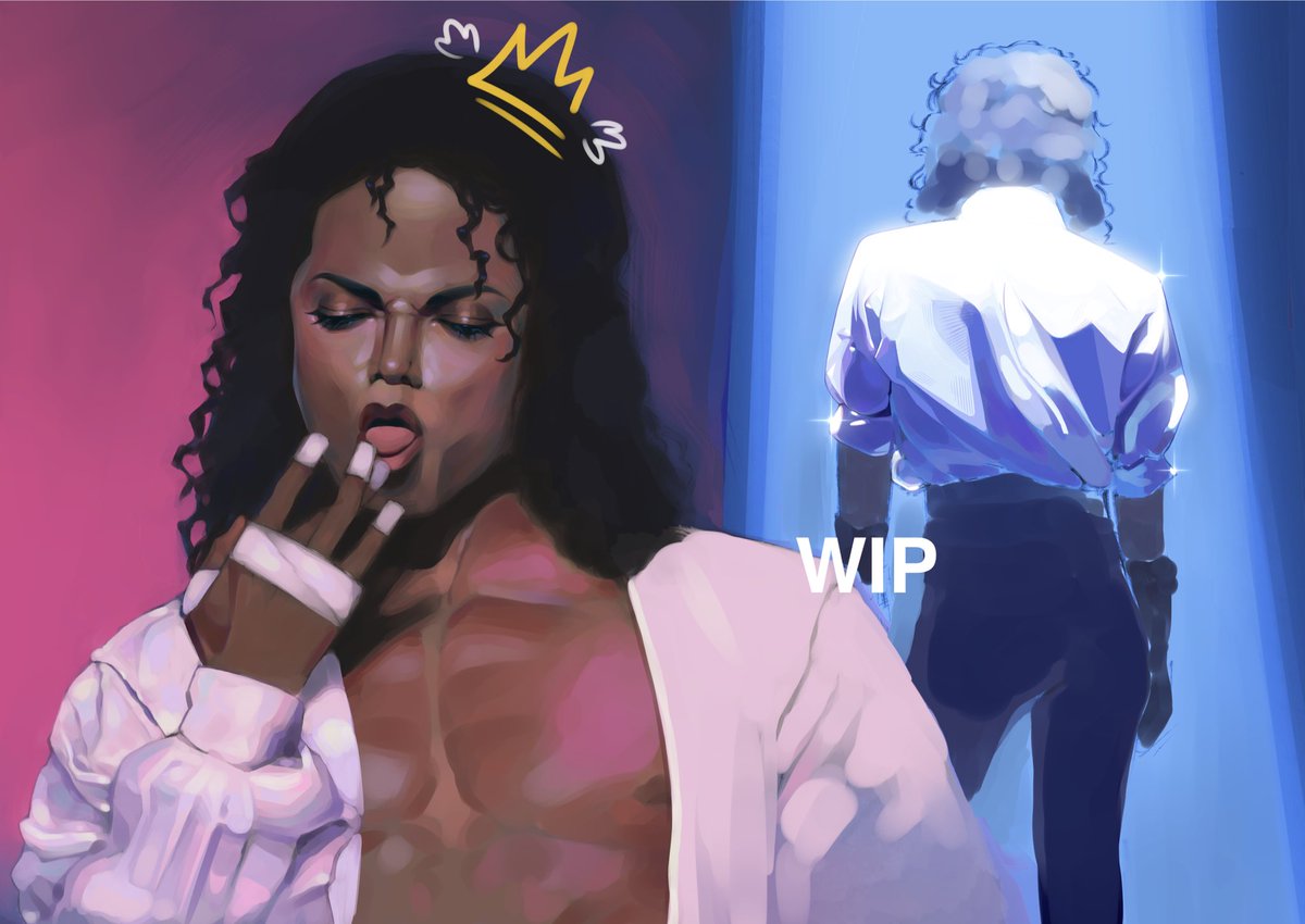 mirchkin's tweet photo. @wishyyarts в процессе! (^w^)💕

#mj #michaeljackson #kingofpop #digitalart #wip #speedpaint https://t.co/QpPiELJ77e