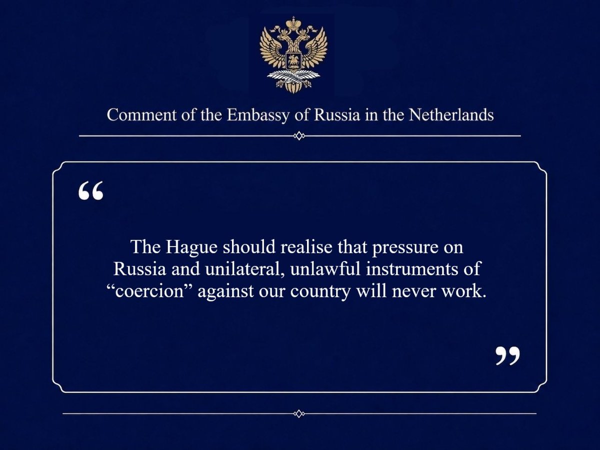 Russian Embassy in NL🇷🇺🇳🇱 tweet media