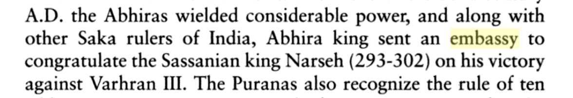 abiransah's tweet photo. @rabari_tribe @vashushen_abhir @Advitro_Ayar @VihaanRao262092 Abiran Sah was a bridge between the North Western Indians and the Iranians , I think that the Ayarran class of the Iranians were originated from the Abhira embassy sent by Abiran Sah , we need more info though, but it is possible as Ahirs of Gujrat are still called "Ayar" https://t.co/rjHOCSg959