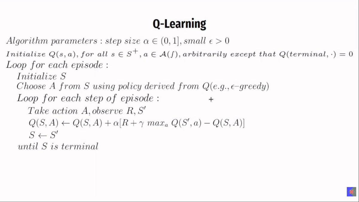 m76760052's tweet photo. #LSPPDay44
- Learned the core reinforcement learning paradigms: model-based vs. model-free and exploration vs. exploitation.
- Understood Dynamic Programming, Monte Carlo, and Temporal Difference learning.
@lftechnology #60DaysOfLearning2026 #LearningWithLeapfrog https://t.co/K6Nm3ES203