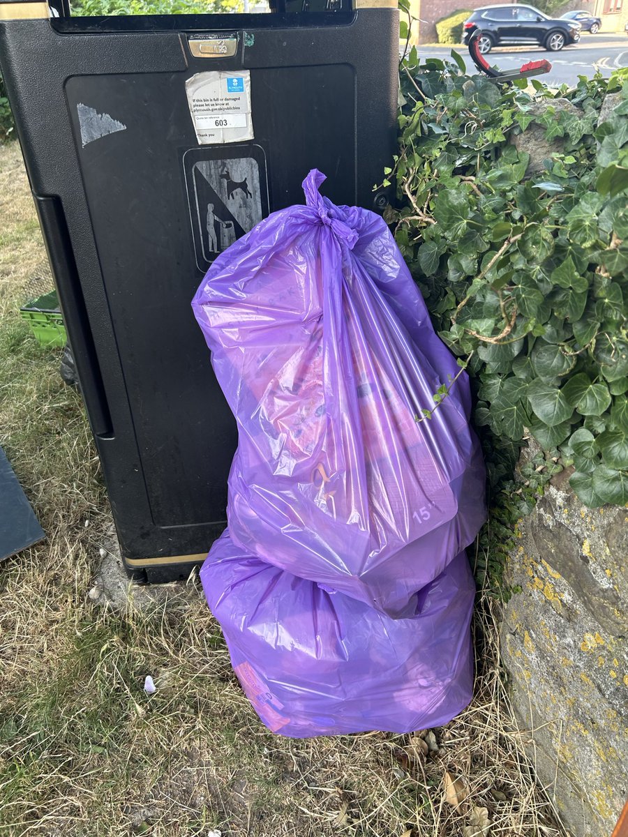 coker1mark's tweet photo. It’s a bit cooler tonight so did my usual litter pick around Mount Wise.
There are rubbish bins all along the sea front-please use them.
It’s tinder dry down here so please be careful with naked flames easily start a fire and we don’t want this beautiful area damaged.
#ilivehere https://t.co/zUbPPirqoA