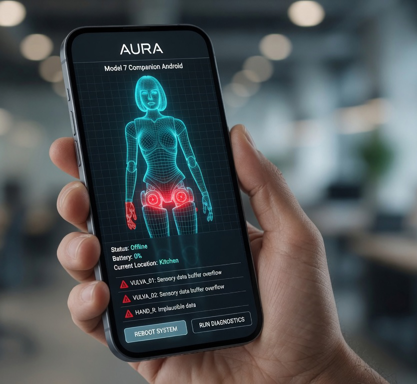 AURAModelB's tweet photo. When he received this strange notification on the AURA app, he immediately headed back home to check on things. https://t.co/U63JK2yQai