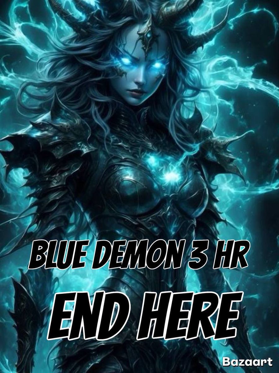 demonlucifercu's tweet photo. BLUE DEMON END HERE 7/14/26 

Plz react to your drop when done https://t.co/4G0RdCpT6q