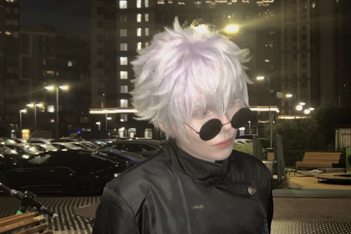 susumisosami's tweet photo. в шибуе снова ничего не произошло #gojo #satoru #gojocosplay #jjk #cosplay https://t.co/4ziyTMwKzZ