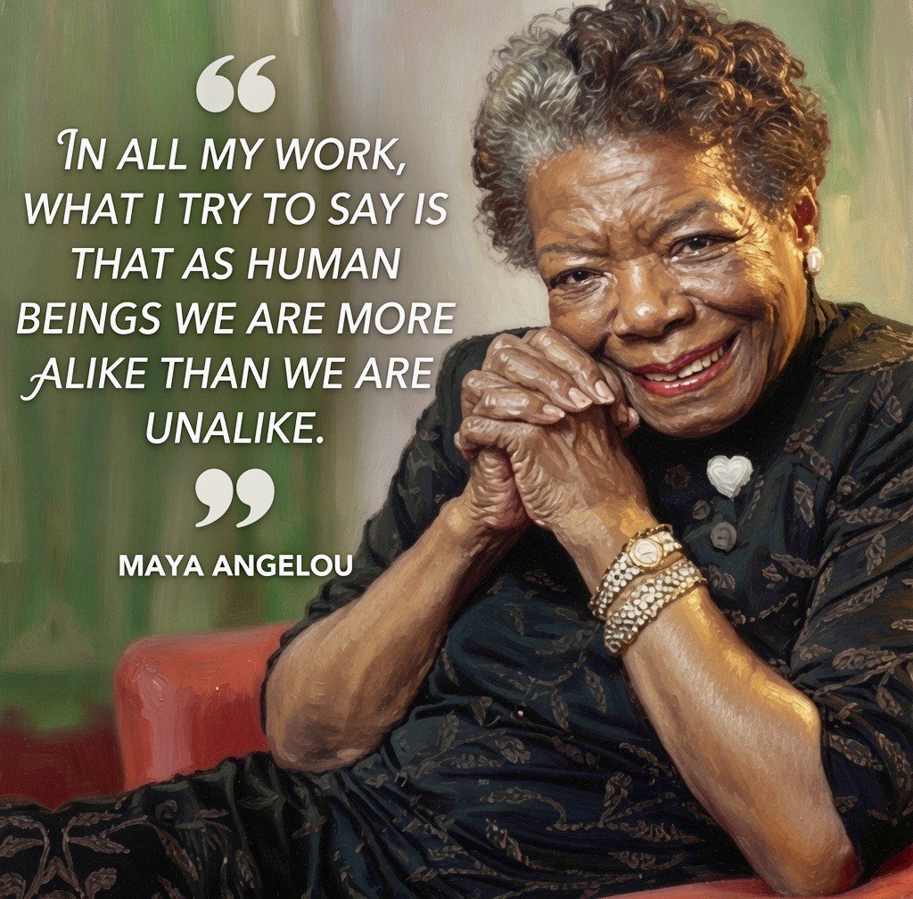 niehaus_carl's tweet photo. The past few weeks have been for me among the most painful and heartbreaking 💔 times in the history of our country. I truly wish that all my fellow South Africans could understand these profound words by the great #MayaAngelou — especially concerning our fellow African brothers and sisters🙏🏾.