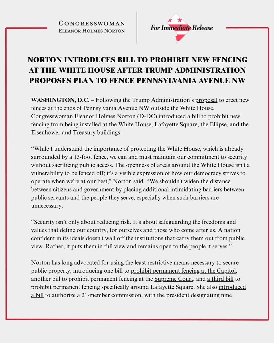 Eleanor #DCStatehood Holmes Norton tweet media