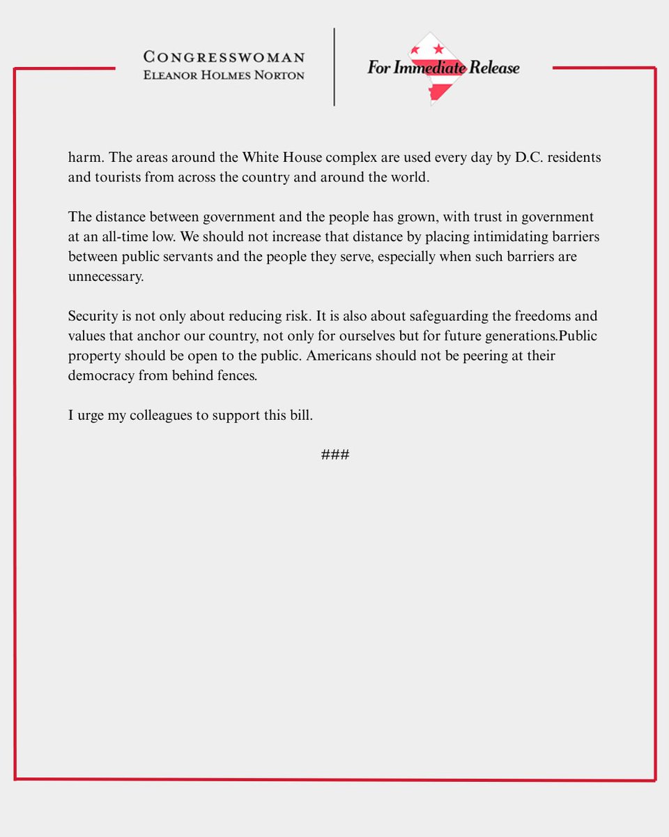 Eleanor #DCStatehood Holmes Norton tweet media