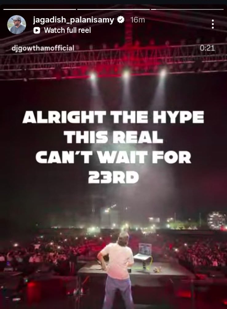 AVinthehousee's tweet photo. #JanaNayagan From July 23rd 🔥🤯

— @Jagadishbliss’s Indirect confirmation https://t.co/9S344huUdA