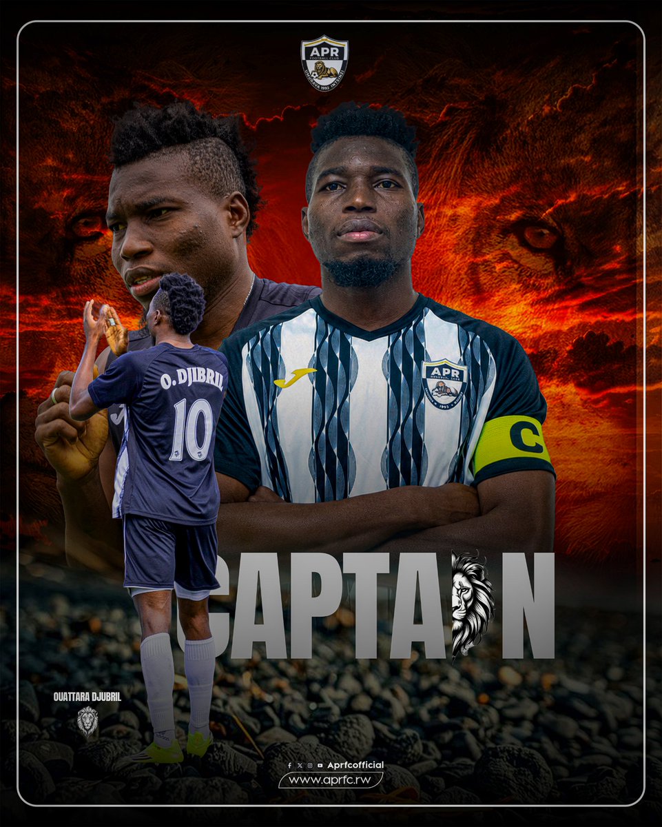aprfcofficial's tweet photo. 🦁 CAPTAIN ANNOUNCEMENT 🎖️

THE LIONS HAVE A NEW LEADERSHIP TEAM! 🦁

APR FC is proud to announce Djibril Ouattara as the new captain of the Club Giant.

Supporting him in leading the team are Ronald Ssekiganda as Vice Captain and Nshimiyimana Yunusu as Second Vice Captain.

Congratulations to our Captain and Vice Captains! ���🫡

#APRFC
#CLUBGIANT